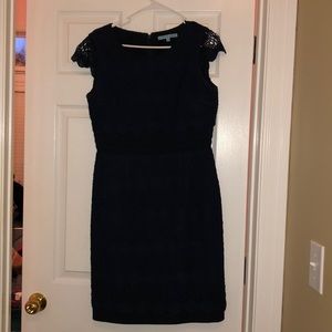 Antonio Melani navy lacey dress